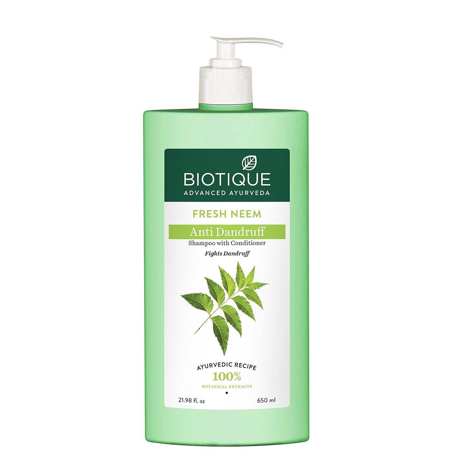 Biotique Fresh Neem Anti Dandruff Shampoo and Conditioner